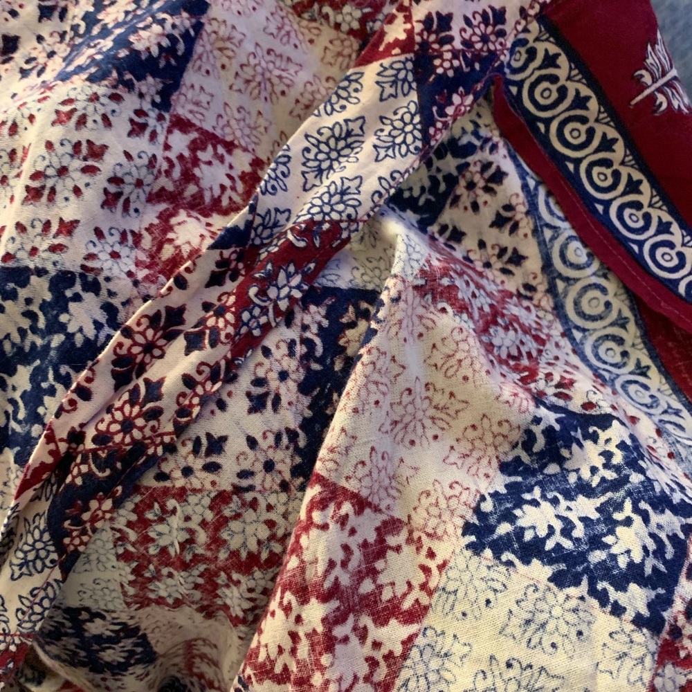 Authentic vintage wrap-around skirt